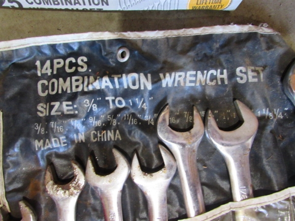 3 COMBINATION WRENCH SETS