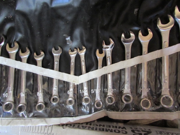 3 COMBINATION WRENCH SETS