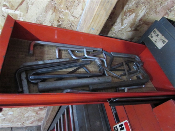 2 PIECE CRAFTSMAN TOOL CHEST WITH TOOLS