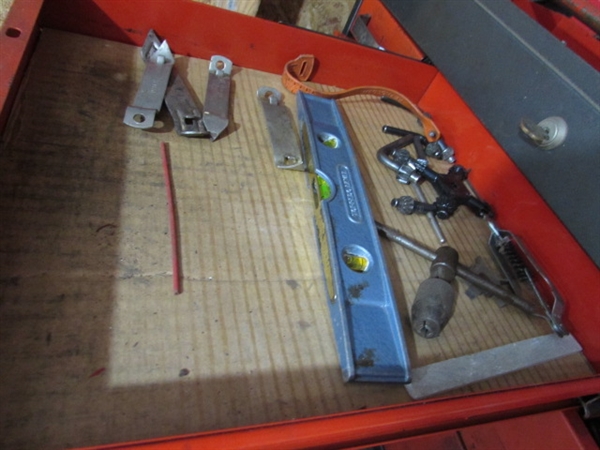 2 PIECE CRAFTSMAN TOOL CHEST WITH TOOLS