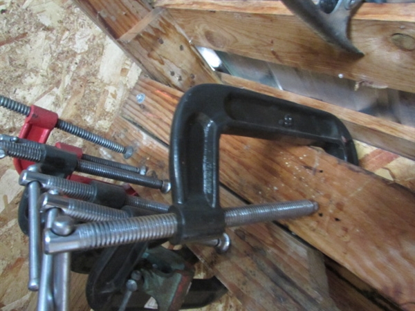 C-CLAMPS, PIPE CLAMP KIT, VICE GRIPS & MORE