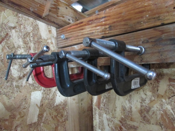 C-CLAMPS, PIPE CLAMP KIT, VICE GRIPS & MORE