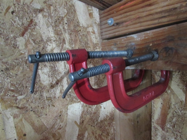 C-CLAMPS, PIPE CLAMP KIT, VICE GRIPS & MORE