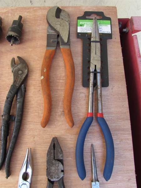 PLIERS, CUTTERS, VICE GRIPS & MORE