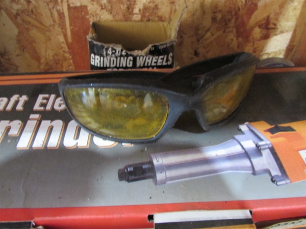 NEW LONG SHAFT DIE GRINDER & GRINDING WHEELS