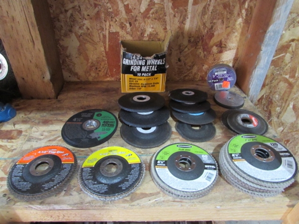 NEW LONG SHAFT DIE GRINDER & GRINDING WHEELS
