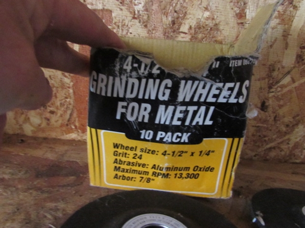 NEW LONG SHAFT DIE GRINDER & GRINDING WHEELS