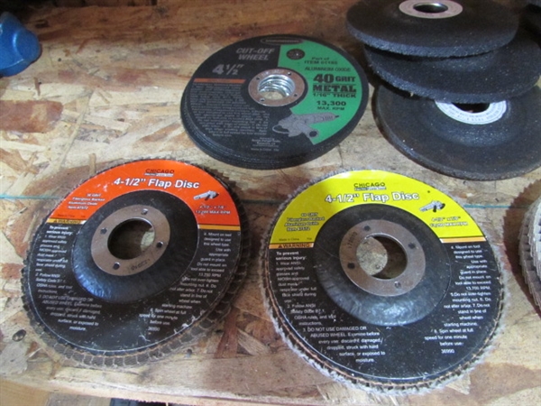 NEW LONG SHAFT DIE GRINDER & GRINDING WHEELS