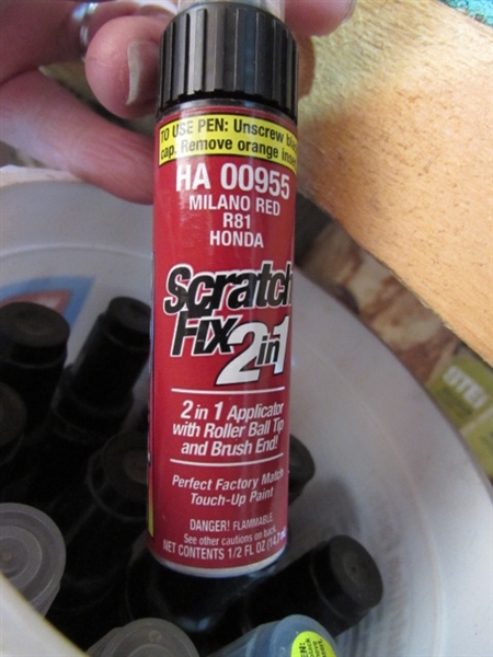 LARGE ASSORTMENT OF SPRAY PAINT, TOUCH UP PAINT & MORE