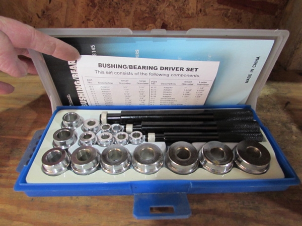 IMPACT DRIVERS, DEEP WELL SOCKETS & BUSHING/BEARING DRIVER SET