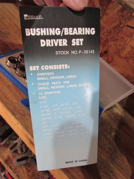 IMPACT DRIVERS, DEEP WELL SOCKETS & BUSHING/BEARING DRIVER SET