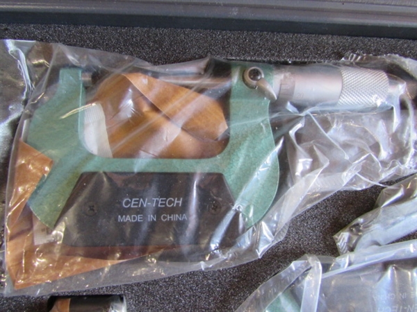 CEN-TECH 3 PIECE OUTSIDE MICROMETER SET
