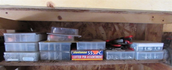 COTTER PINS, SNAP RING PLIERS, WASHERS, KEY SETS & MORE