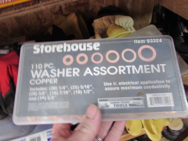 COTTER PINS, SNAP RING PLIERS, WASHERS, KEY SETS & MORE
