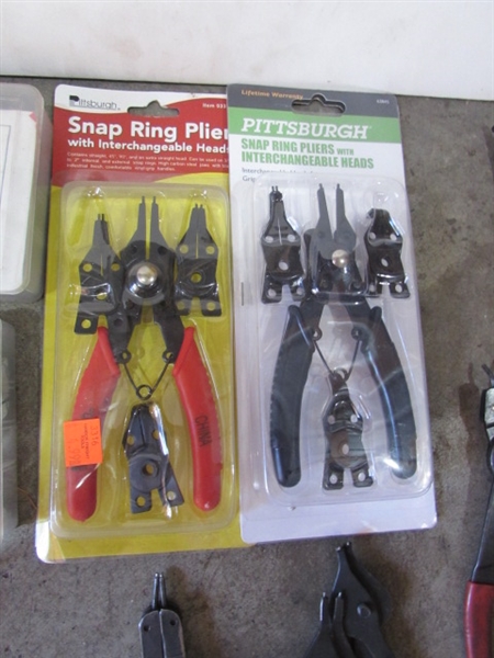 COTTER PINS, SNAP RING PLIERS, WASHERS, KEY SETS & MORE