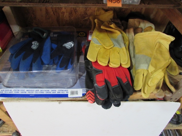 WORK GLOVES, LEATHER GLOVES