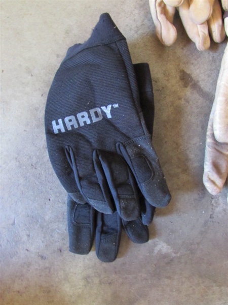 WORK GLOVES, LEATHER GLOVES