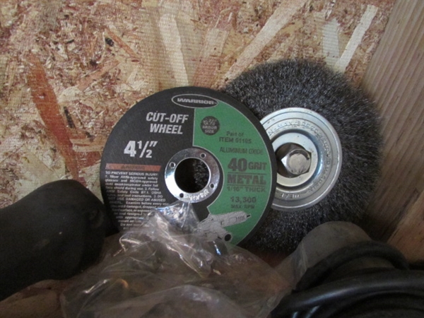 ELECTRIC GRINDERS & ACCESSORIES