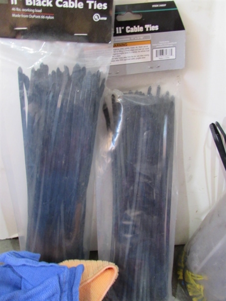 SHOP RAGS & ZIP TIES