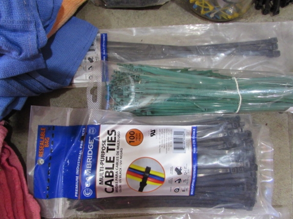 SHOP RAGS & ZIP TIES