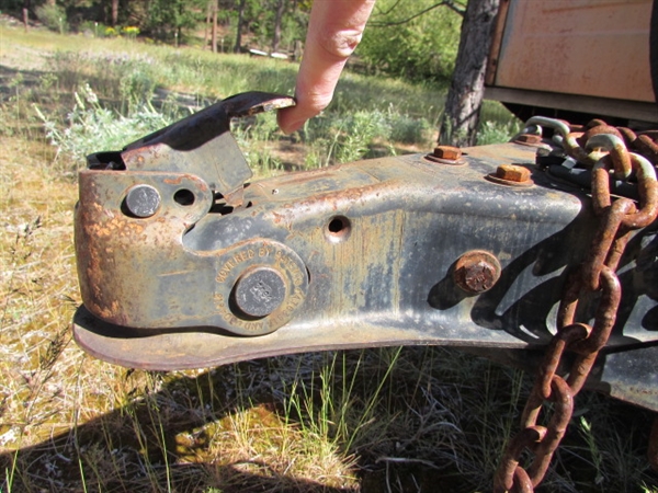 MODIFIED CHEVY PICKUP BED UTILITY TRAILER