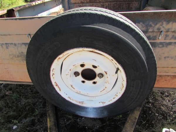 MODIFIED CHEVY PICKUP BED UTILITY TRAILER