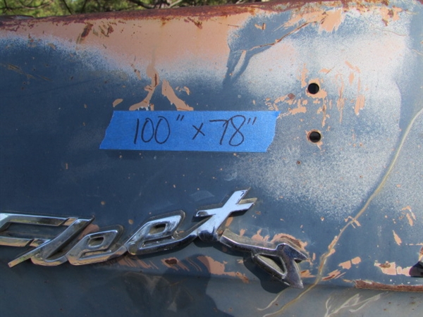 MODIFIED CHEVY PICKUP BED UTILITY TRAILER