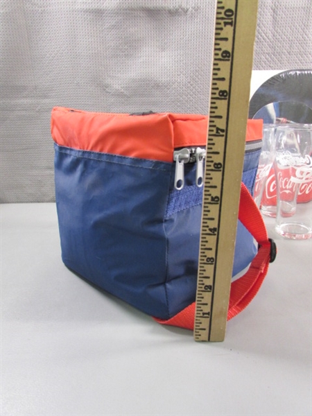 COCA-COLA COOLER, TINS, TABLE MATS & MORE