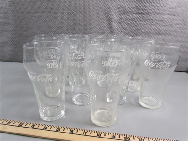 COCA-COLA COOLER, TINS, TABLE MATS & MORE