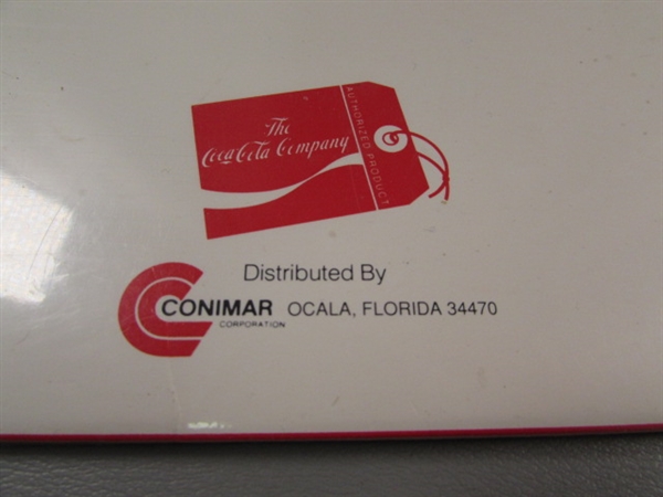 COCA-COLA COOLER, TINS, TABLE MATS & MORE