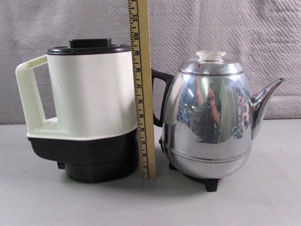 2 ELECTRIC PERCOLATORS