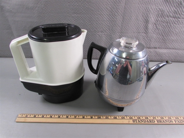 2 ELECTRIC PERCOLATORS