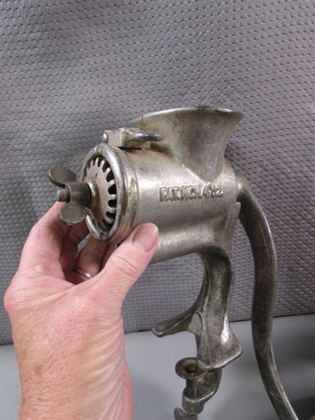 VINTAGE MEAT GRINDERS & CHERRY STONER