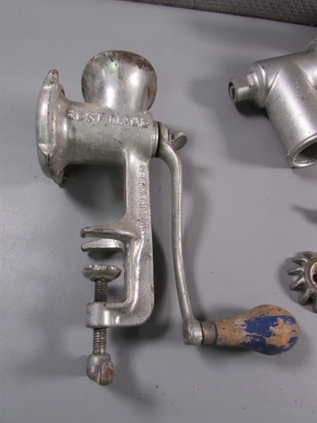 VINTAGE MEAT GRINDERS & CHERRY STONER