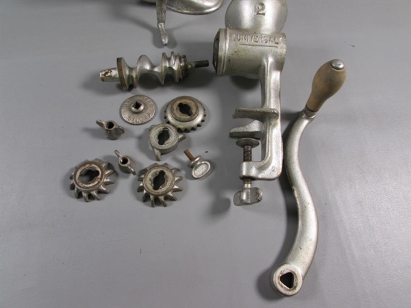 VINTAGE MEAT GRINDERS & CHERRY STONER