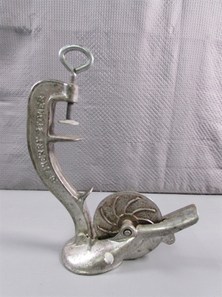 VINTAGE MEAT GRINDERS & CHERRY STONER
