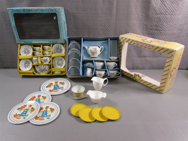 VINTAGE MINIATURE TEA SETS