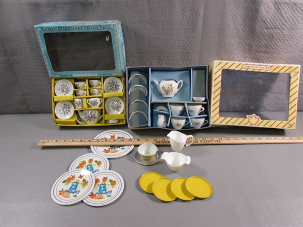 VINTAGE MINIATURE TEA SETS