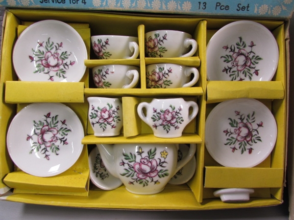 VINTAGE MINIATURE TEA SETS