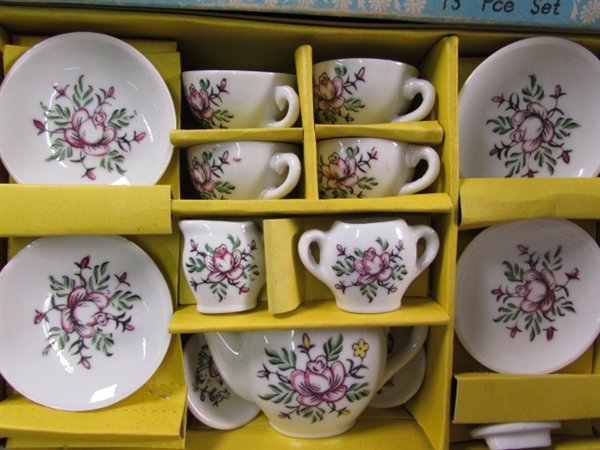 VINTAGE MINIATURE TEA SETS