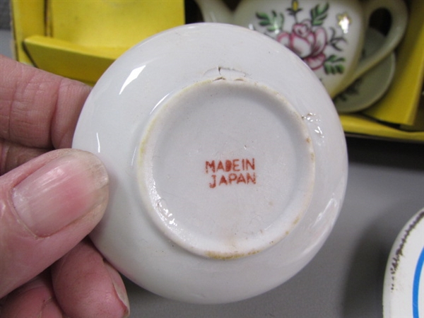 VINTAGE MINIATURE TEA SETS