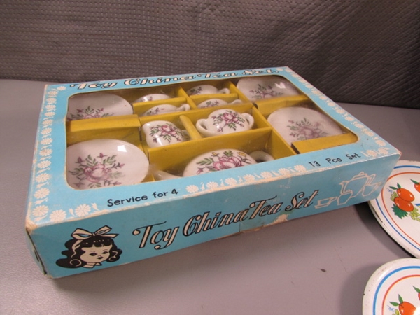 VINTAGE MINIATURE TEA SETS