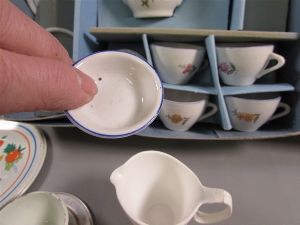 VINTAGE MINIATURE TEA SETS