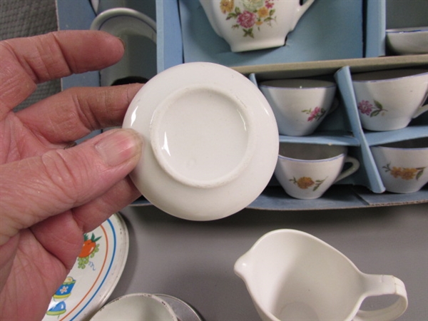 VINTAGE MINIATURE TEA SETS