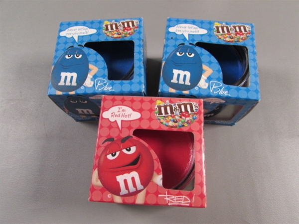 M&M CANDY DISPENSERS, PLUSHIES, MAGNETS & CANDLES