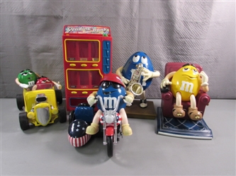 M&M CANDY DISPENSER COLLECTION