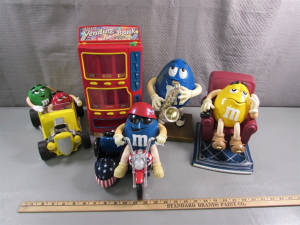 M&M CANDY DISPENSER COLLECTION