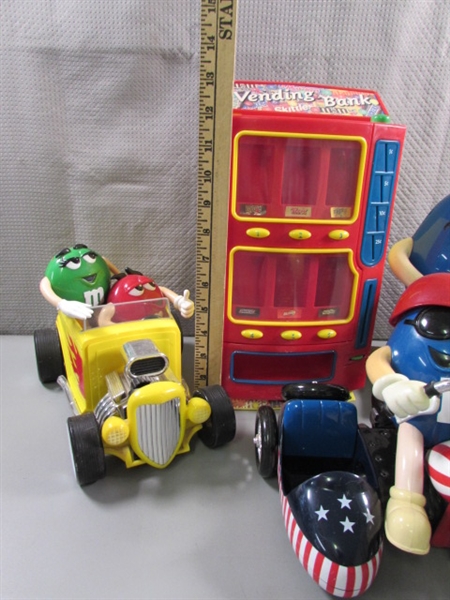 M&M CANDY DISPENSER COLLECTION