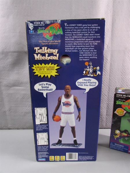 NEW 1996 SPACE JAM MICHAEL JORDAN FIGURES 