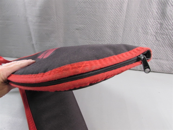 2 RIFLE CASES & BARREL CLEANING ROD